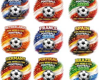 World Cup 2026 Stickers Pack – USA Canada Mexico | Football Vinyl Decals | Cute Soccer Stickers | Laptop, Bottle, Car, Scrapbook