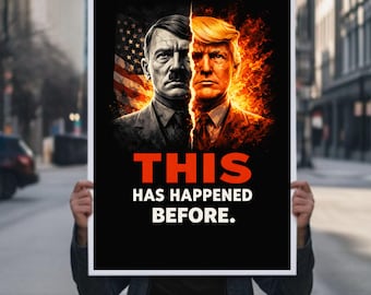 No Kings Protest Sign PRINTABLE, Pro Democracy, Anti-Trump, Resist Fascism Poster For March, Digital Download, Political Activist Rally Sign