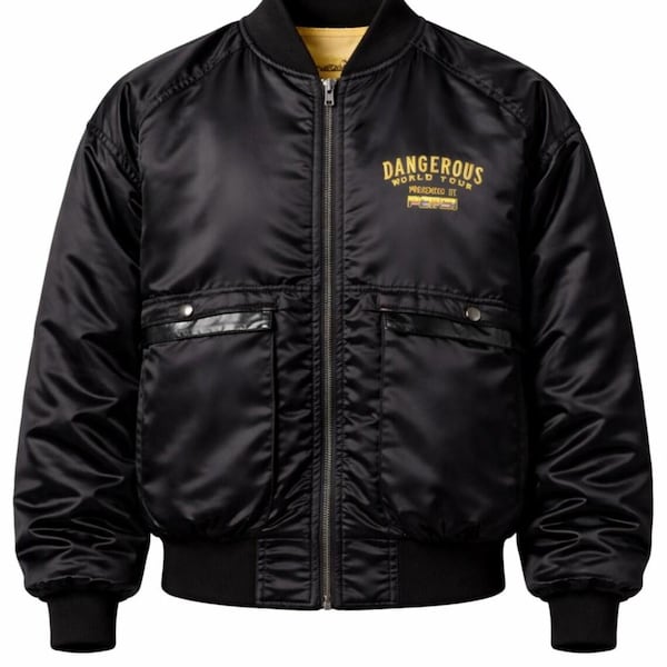 Michael Jackson Dangerous Tour Jacket | MJ Inspired Pepsi Bomber Jacket