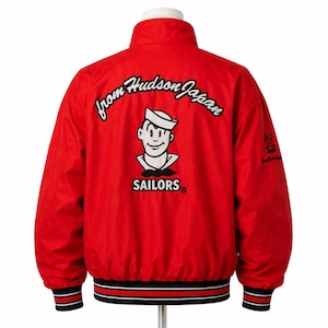 Michael Jackson 1988 Bad World Tour Jacket | MJ Sailors Red Bomber Jacket
