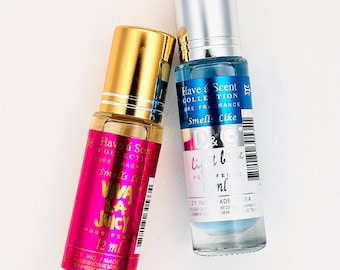 Viva La Juicy - D&G Light Blue – Have A Scent Collection Roll-On Perfume Oil 12ml – Long-Lasting Fragrance for Women | 2 Pack