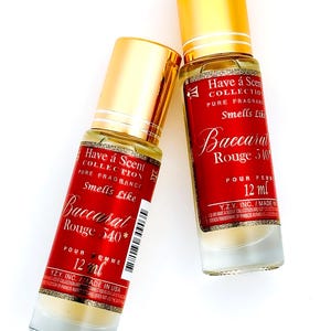 Roll-On Perfume Oil – Baccarat Rouge 540 Inspired Fragrance (12ml) image 1