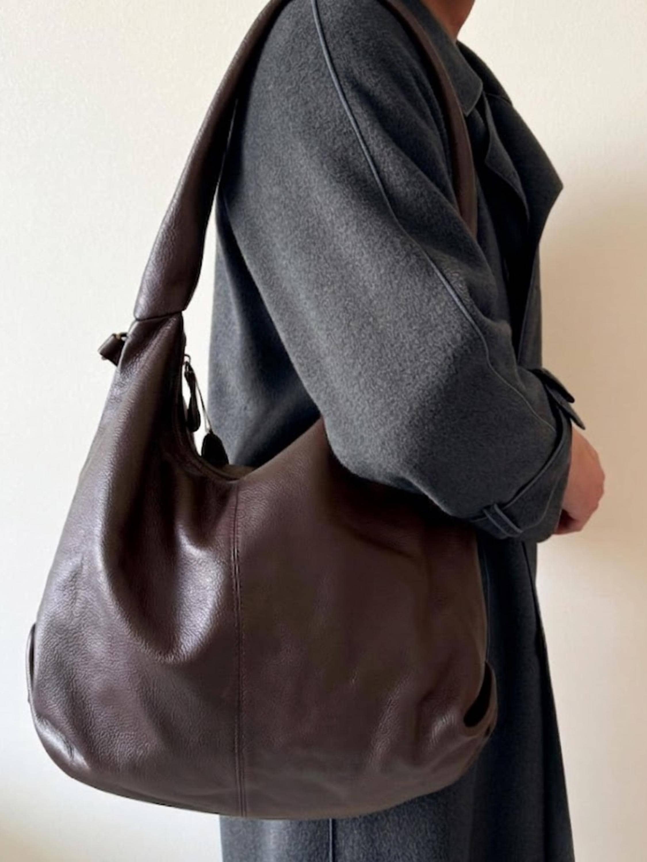 Handmade Full Grain Leather Hobo Bag for Women and Men, Bag Collection, Perfect Personalized Gift for her, Shopping, Celebration & Travel