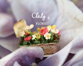 Dollhouse Miniature Flowers-The Gardener