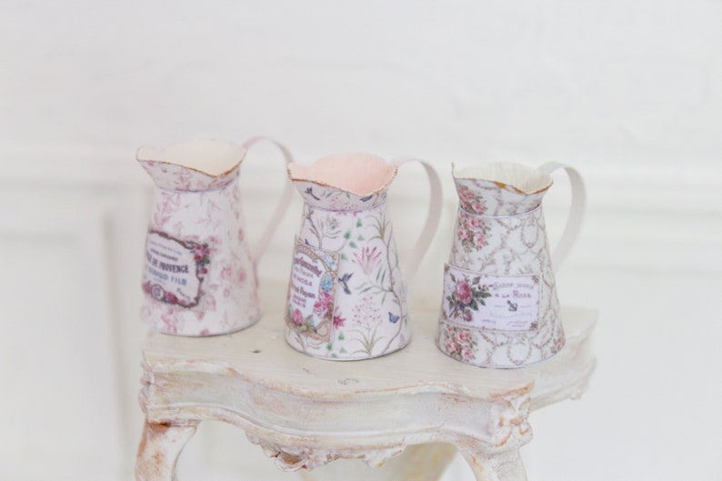 Pattern For Miniature Pitcher Dollhouse Miniature Printable- 12th Scale DIY - French Vintage Pitcher ...
