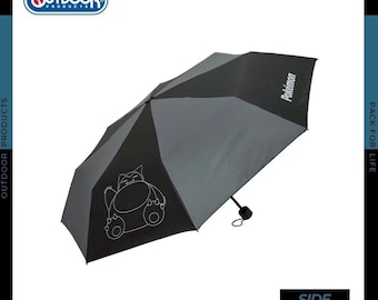 Outdoor Products Pokémon Snorlax Glow-in-the-Dark Luminous Dual-Use Folding Umbrella Genuine