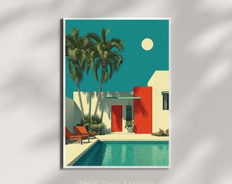 Hiroshi Nagai Vintage Framed Wall Art, Japanese Retro Poster, Wall Art Prints, Wall Decor Art Gift, Vintage Summer Old Money Aesthetic