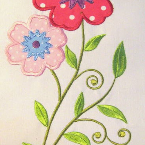 Daisy Flower Applique Design 10 SIZES Machine Embroidery Etsy