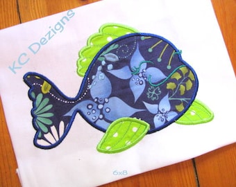 Cute Fish Machine Applique Embroidery Design - Fish Applique Design - Fish Applique - Fish Design - Applique Fish Design - Applique Design