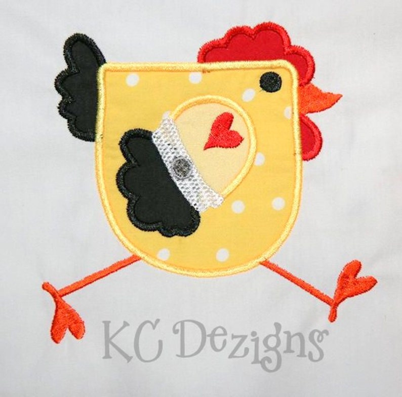 Hen 03 machine applique embroidery design hen applique  etsy Hen 03 machine applique embroidery design hen applique  etsy