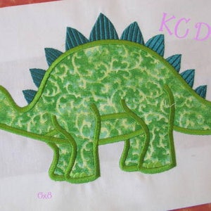 Cute Dinosaur Machine Applique Embroidery Design - Dinosaur Embroidery ...