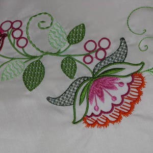 Magnificent Floral Machine Embroidery Designs - Floral Embroidery For Quilts - Flower Embroidery Designs