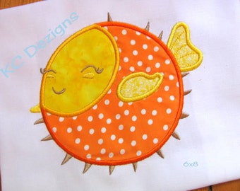 Cute Fish 04 Machine Applique Embroidery Design - Fish Applique Design - Applique Fish Design - Cute Applique Fish Design - Applique Design