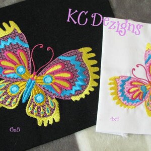 Pretty Butterflies 1 Machinee Embroidery Design - Butterfly Embroidery Design - Butterfly Design - Embroidered Butterfly - Butterfly Pattern
