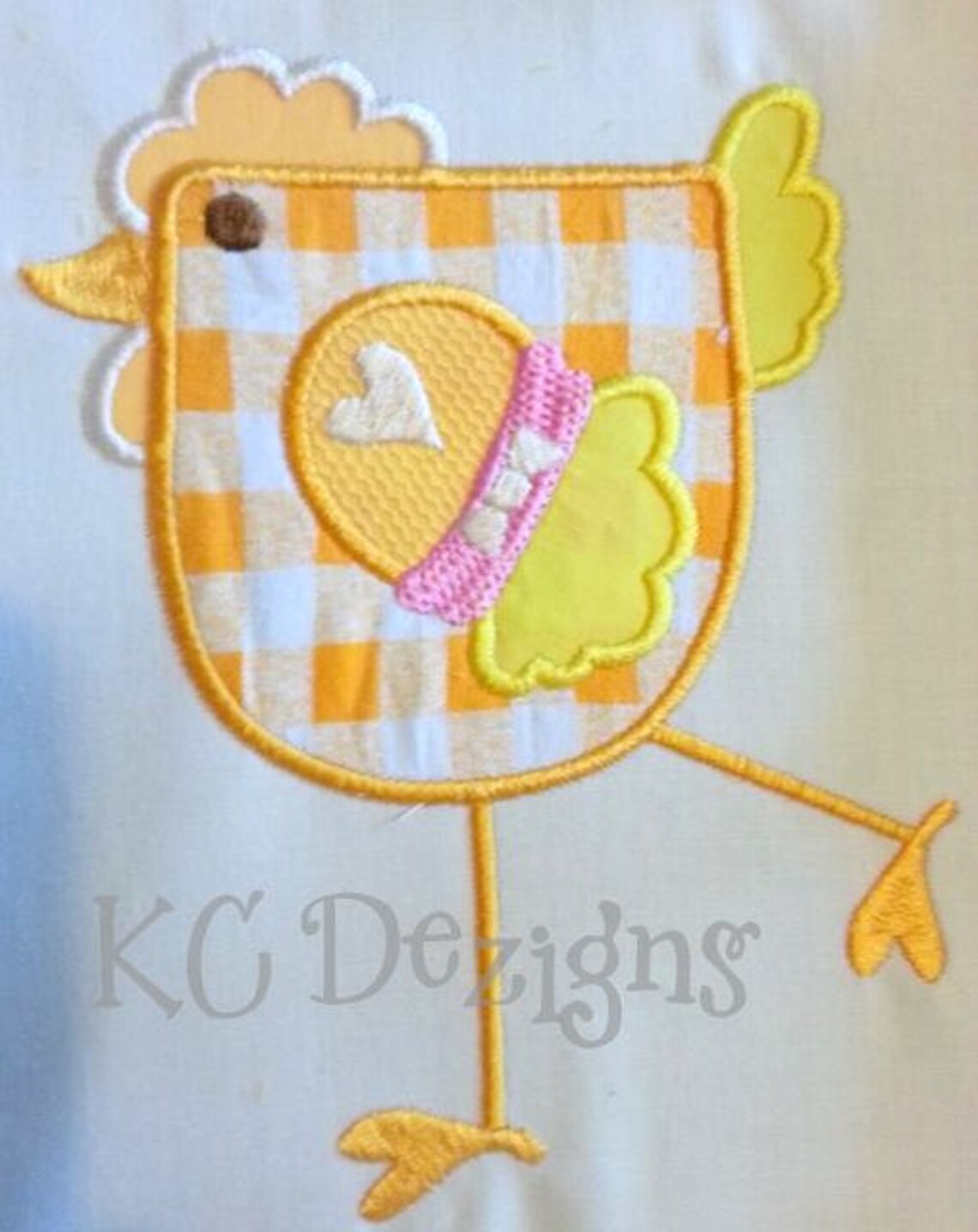 Hen 04 Machine Applique Embroidery Design Chicken Applique Etsy