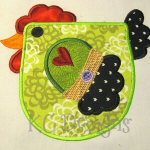 Hens/Chickens Machine Applique Embroidery Design (Full Set) - Hens Applique - Chicken Applique - Hens Embroidery - Chicken Embroidery