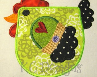 Hens/Chickens Machine Applique Embroidery Design (Full Set) - Hens Applique - Chicken Applique - Hens Embroidery - Chicken Embroidery