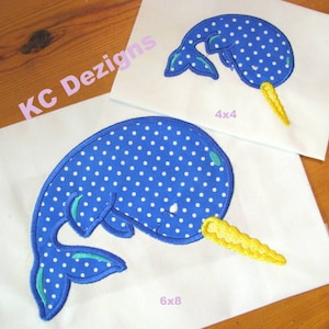 Polar Dolphin Machine Applique Embroidery Design - Dolphin Applique Design - Polar Dolphin Applique Design - Applique Polar Dolphin Design
