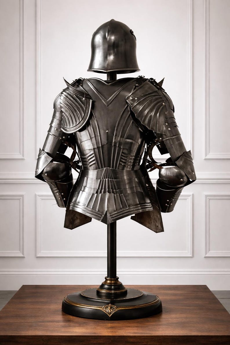 Handcrafted Gothic Full Body Armor Set – Medieval Knight Steel Suit of ...
