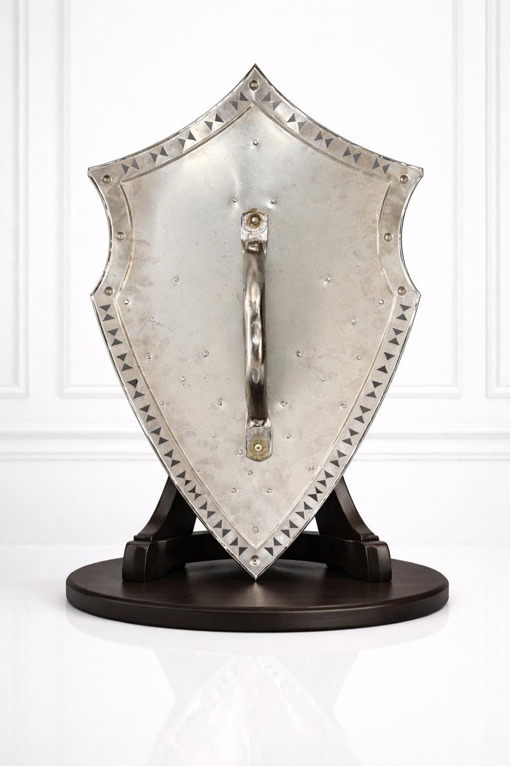 Handcrafted Medieval Knight Shield Polished Steel Armor Decorative Wall ...