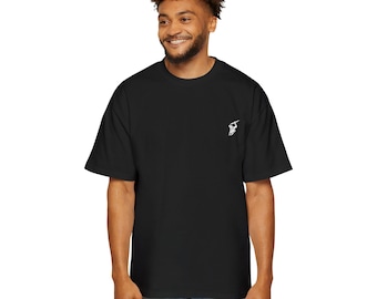 Camiseta unisex Zeus Minimal Streetwear – Camiseta negra extragrande