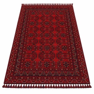 Afghan Red Rugs - Etsy