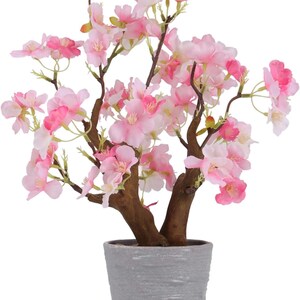 Roze kersenbloesempot – 9,8" namaakbureauplant