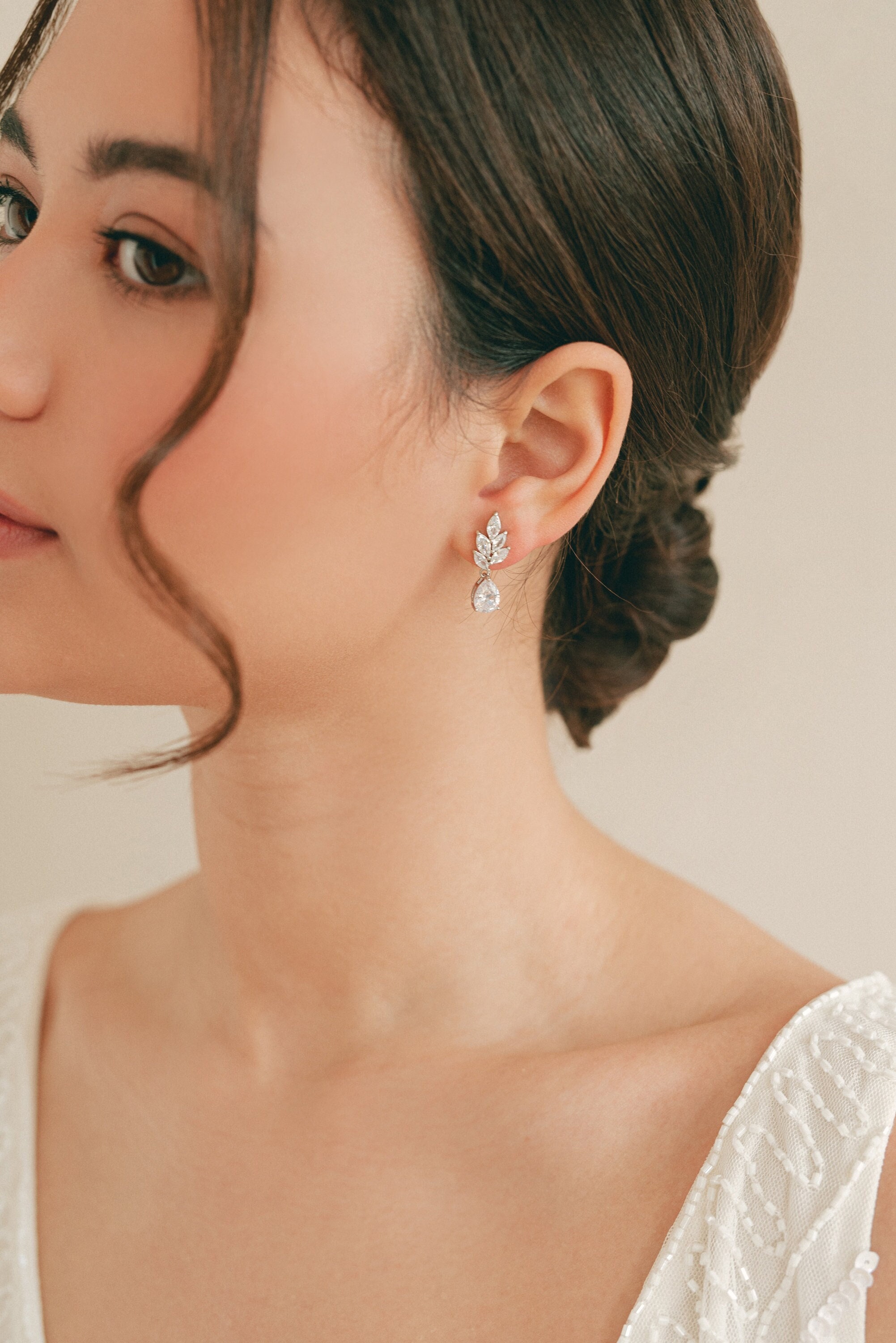 8 Pretty Bridal Earrings to Wear on Your Wedding Day  Kayleigh Pope wedding  photographer