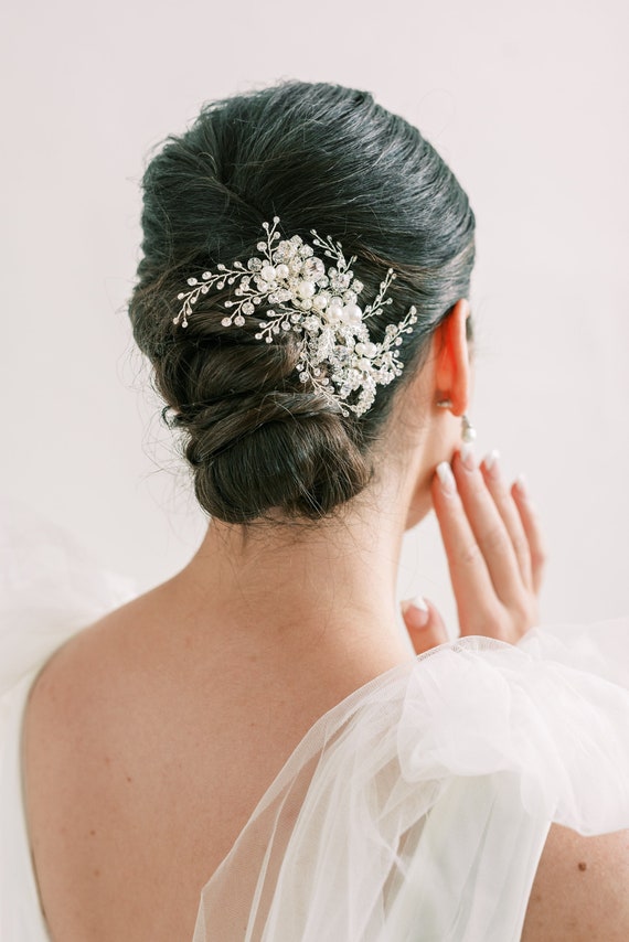 Sparkly hair combs wedding discount