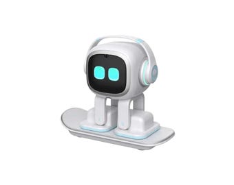 Emo AI Robot Interactive Smart Companion Voice Motion Responsive Cute Desk Toy Gift for Kids Adults