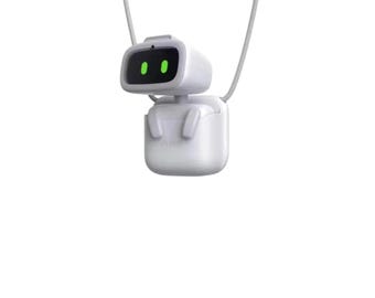 Aibi Tiny Interactive Robot Buddy – Smart AI Desk Companion, Educational Toy, Voice Activated Pet Gift