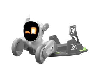 Loona Smart Robot Pet Companion AI Interactive Dog Toy with Voice Commands Facial Recognition Educational Gadget Gift