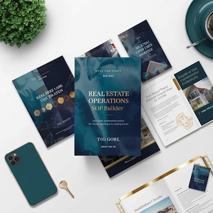 Real Estate Operations SOP Builder | Process Documentation Templates | Team Training Workbook