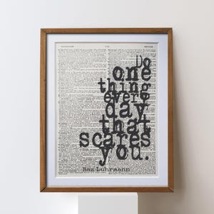 Solskyddsmedel citat BAz Luhrmann citattryck | Vintage ordbok konst