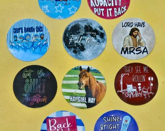 Enfeite engraçado para crachá retrátil, personalize seu crachá, enfeites magnéticos intercambiáveis, humor na área da enfermagem, acessórios para crachás da saúde