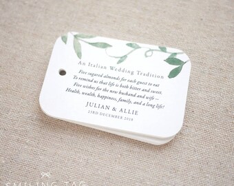 personalized favor tags wedding invitation by smilingtag on etsy
