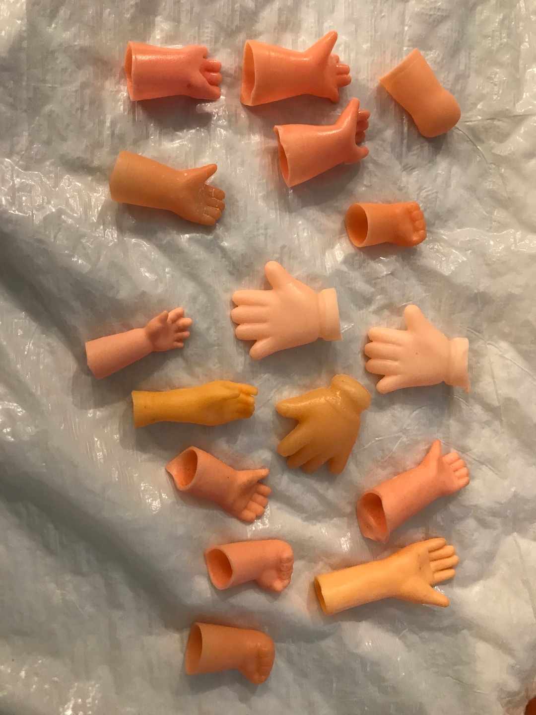 Vintage Woman Baby Doll Hands Craft Supplies Sewing Craft Lot Etsy