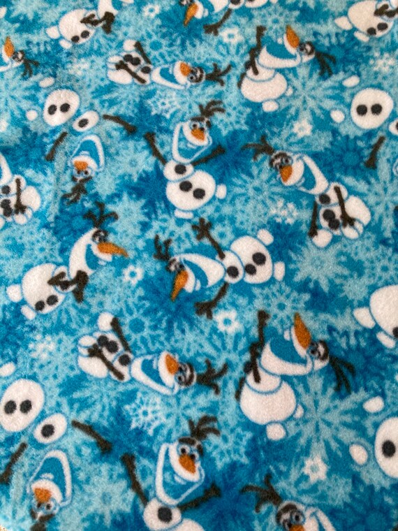 Olaf crib fleece