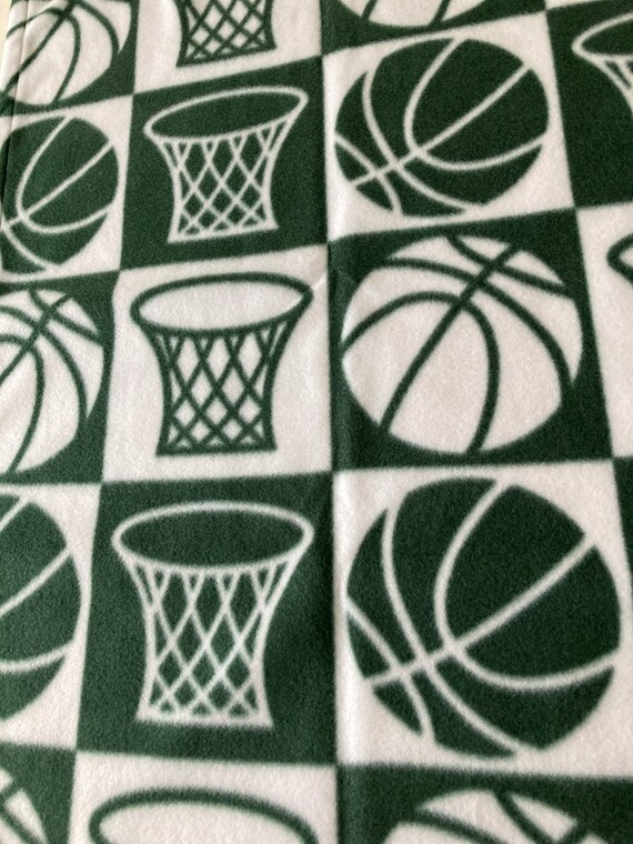 Basketball crib fleece