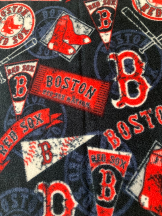 Red Sox crib fleece