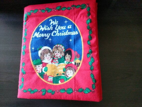 We Wish You a Merry Christmas-cloth book
