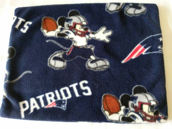 Patriots fleece travel pillow cover