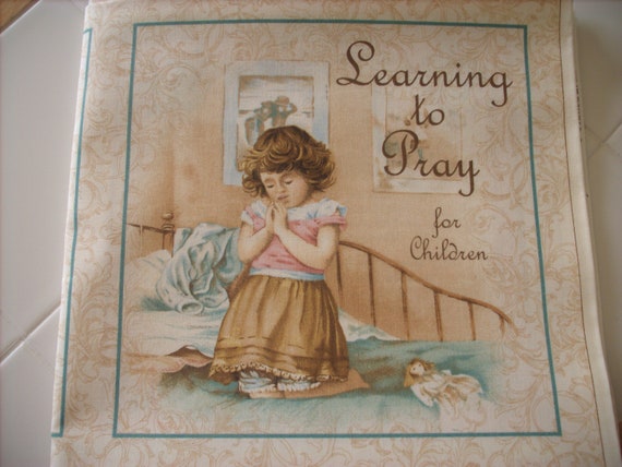 cloth storybook panel to make-Learning to Pray
