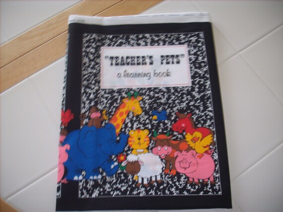 Teacher's Pets-cloth storybook panel to make-a learning book