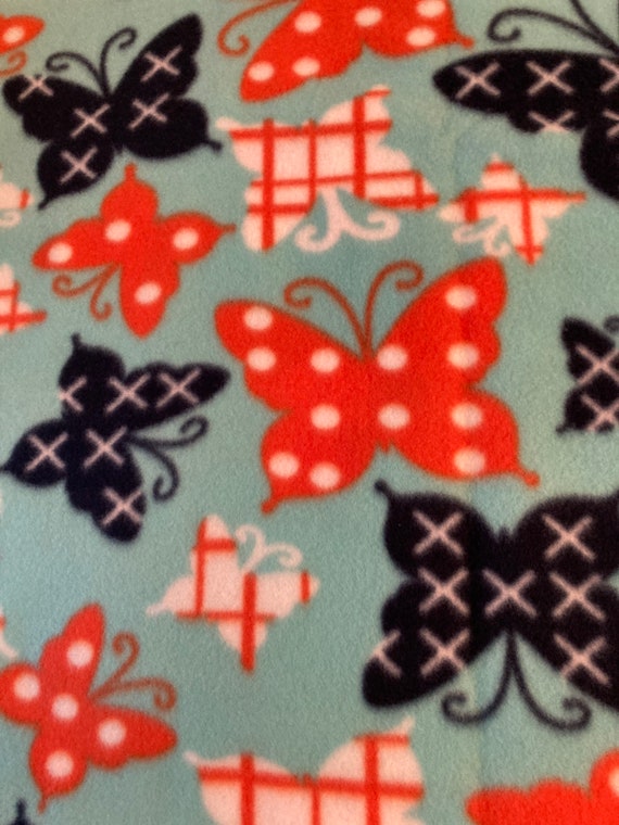 Butterflies toddler fleece