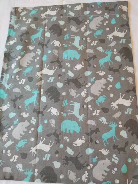 Forest creatures travel pillowcase