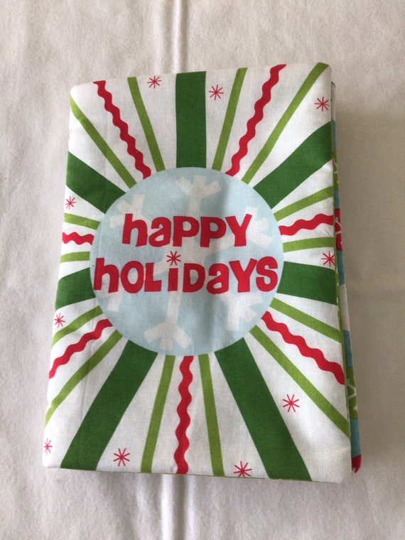Happy Holidays-cloth book