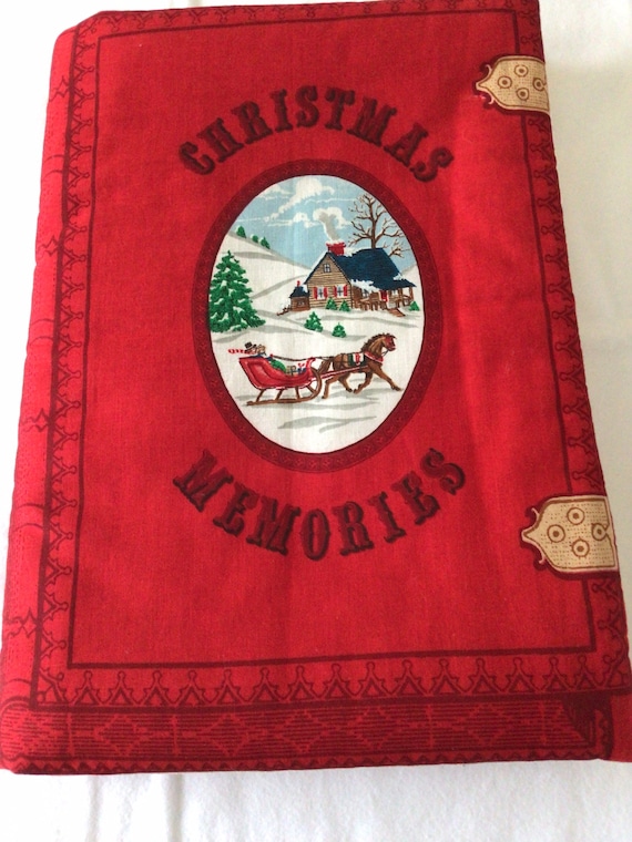 Christmas memories-cloth book