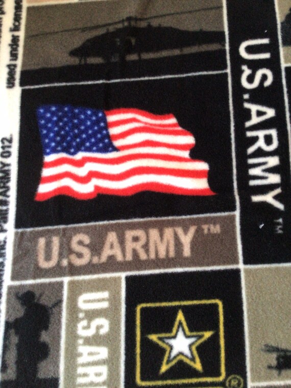 REMNANT-1/2 yard - Licensed U S Army
