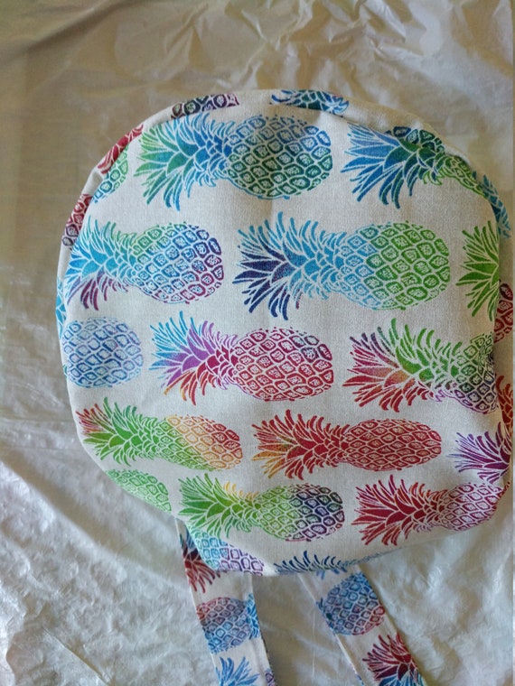 scrub cap-multi colored pineapples